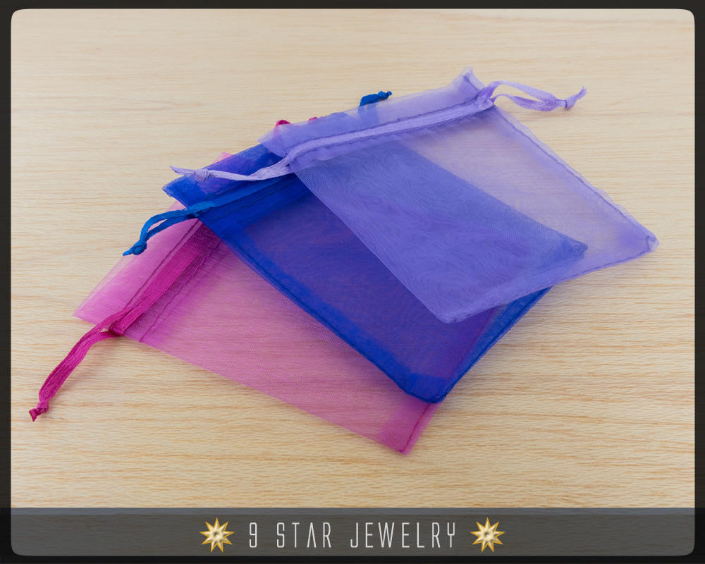 Crimson Crystal Tassel Prayer Beads Necklace - Baha'i Prayer Beads Full 95 (Alláh-u-Abhá) "Lush"