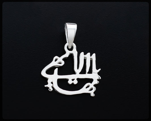 925 Sterling Silver Baha'i Greatest Name Pendant