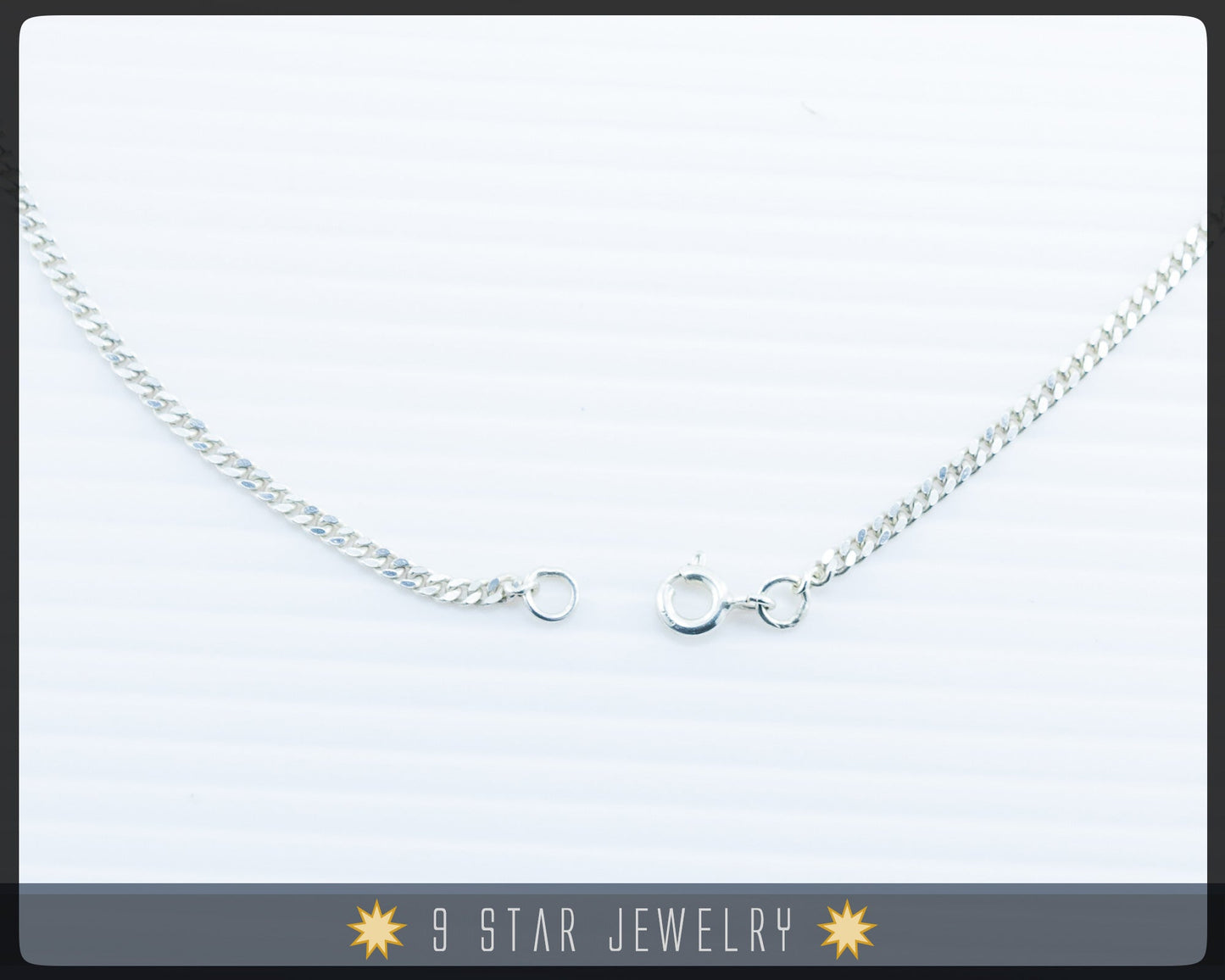 Sterling Silver 18" Curb Chain Necklace