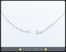 Load image into Gallery viewer, Sterling Silver 18&quot; Curb Chain Necklace