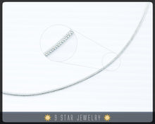 Load image into Gallery viewer, Sterling Silver 16&quot; Snake Chain Necklace