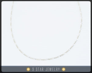 Sterling Silver 18" Figaro Chain Necklace
