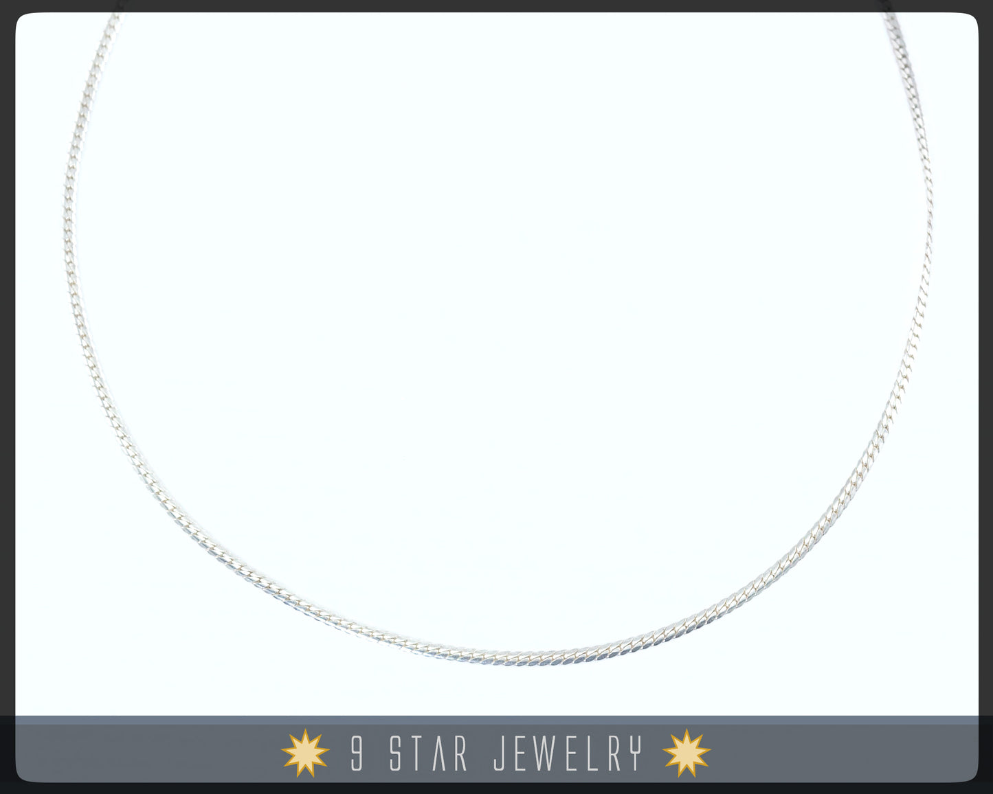 Sterling Silver 16" Scale Chain Necklace