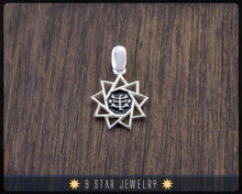 Load image into Gallery viewer, 925 Sterling Silver Baha&#39;i 9 Star Pendant (small) - BPS17s