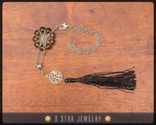 Load image into Gallery viewer, Smoky Quartz Radiant Star Rear View Mirror Charm - &quot;Lightbringer&quot; Lucky charm - BCC5
