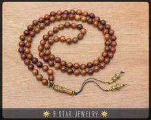 Load image into Gallery viewer, Wooden Hand Knotted Baha&#39;i Prayer Beads - Full 95 (Alláh-u-Abhá) &quot;Silas&quot;- BPB64