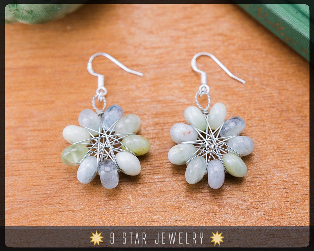 Silver Flower Earring Hooks, S925 Silver Earring Hooks for Jewelry
